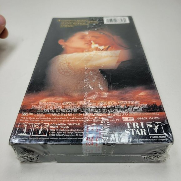 Legends of the Fall (NEW SEALED VHS, 1995 First Print) Watermark - Picture 7 of 7